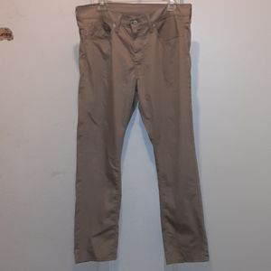 513 Levi Tan Slim Straight Pants Size W33 L32